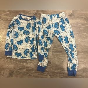 Frosted animal cracker bamboo pajamas 4t